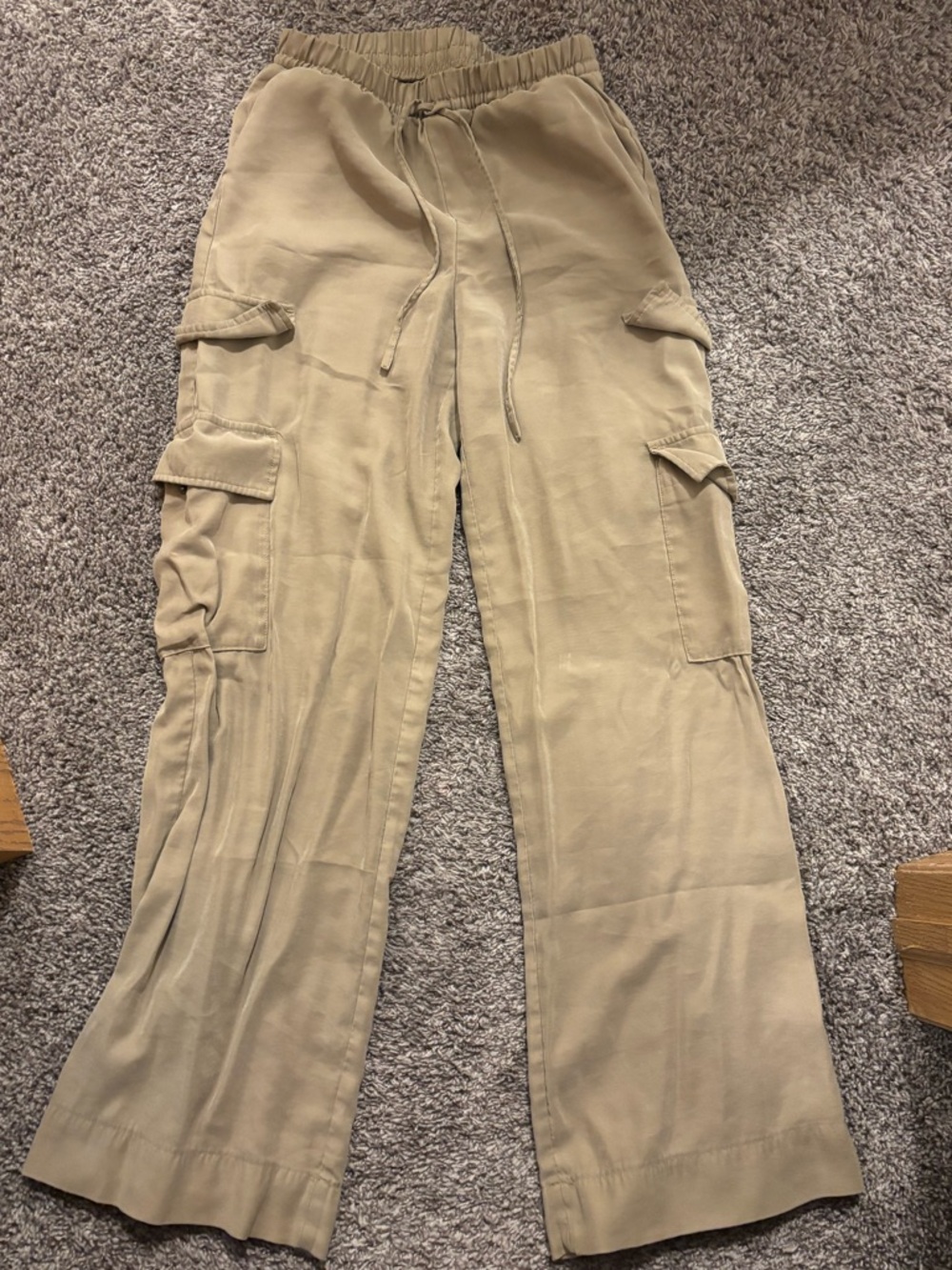 a new day Khaki Wide-Leg Cargo Pants